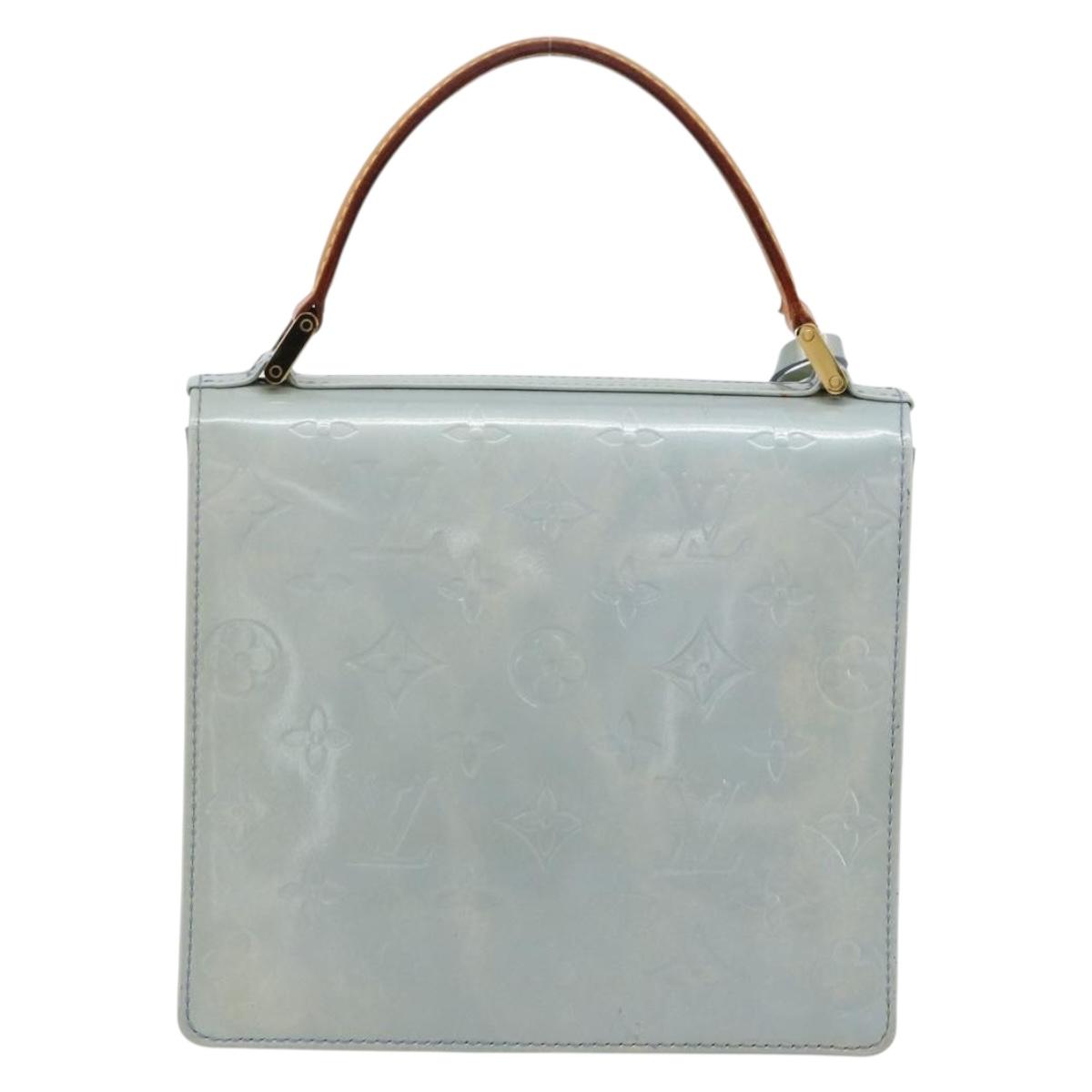 LOUIS VUITTON Monogram Vernis Spring Street Hand Bag Lavande M91216 Auth 184612A