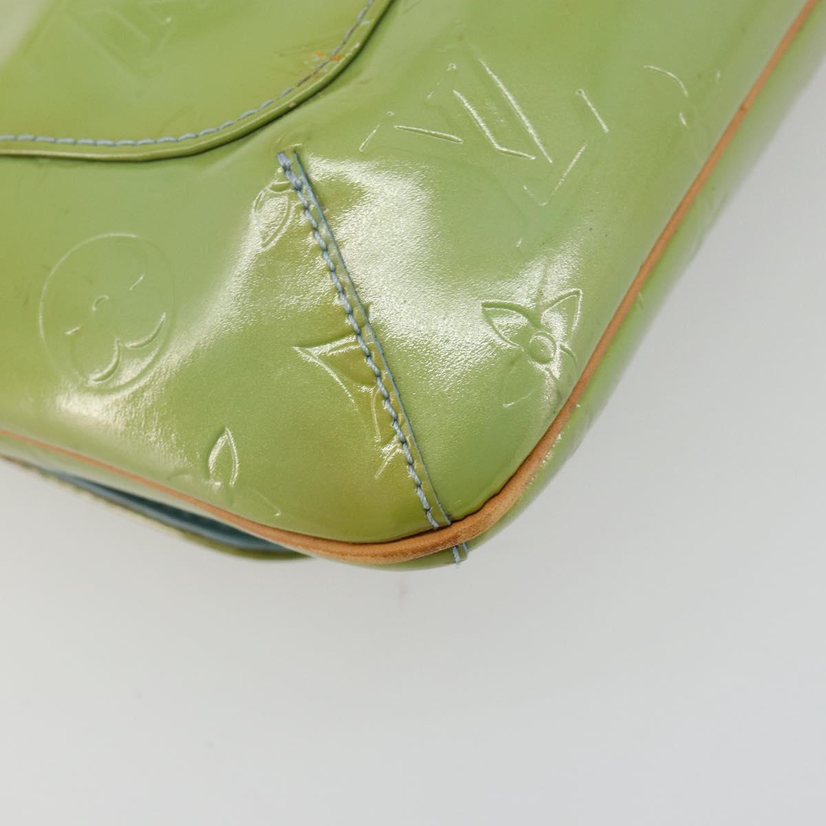 LOUIS VUITTON Monogram Vernis Thompson Street Bag Baby Blue M91009 Auth 184614