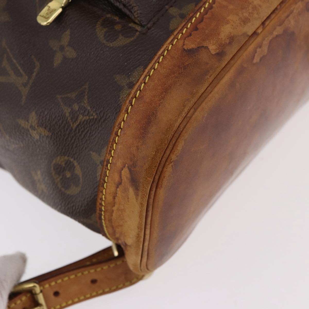 LOUIS VUITTON Monogram Montsouris MM Backpack M51136 LV Auth 184620
