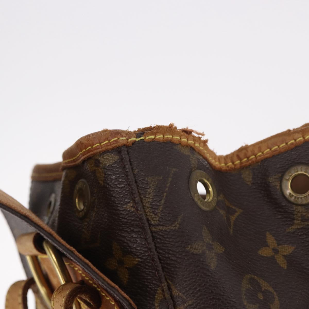 LOUIS VUITTON Monogram Montsouris MM Backpack M51136 LV Auth 184620