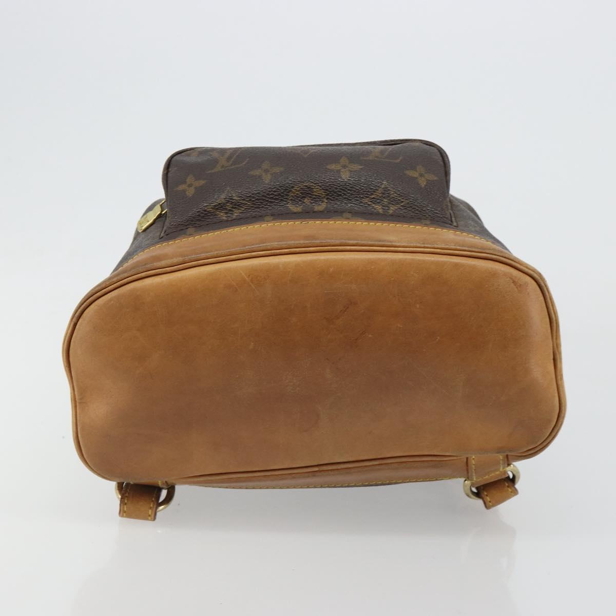 LOUIS VUITTON Monogram Montsouris MM Backpack M51136 LV Auth 184621