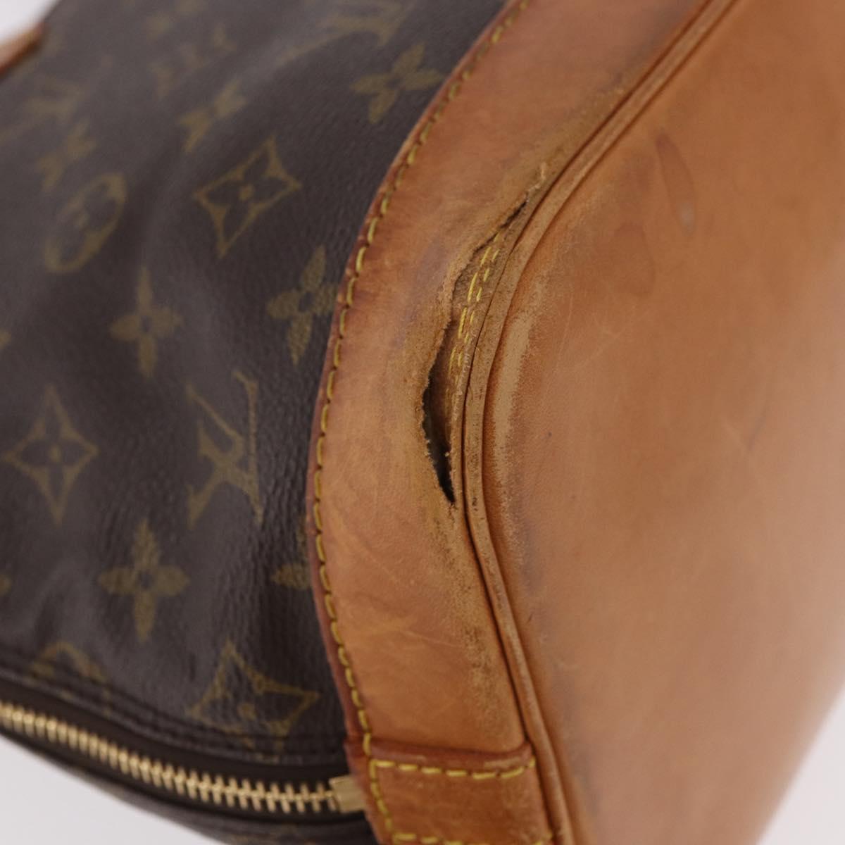LOUIS VUITTON Monogram Alma Hand Bag M51130 LV Auth 184628