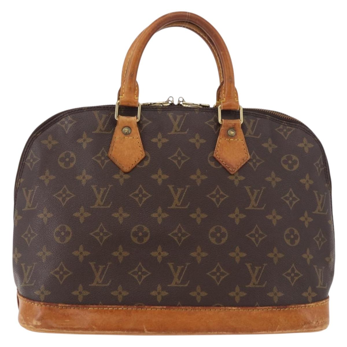 LOUIS VUITTON Monogram Alma Hand Bag M51130 LV Auth 184628