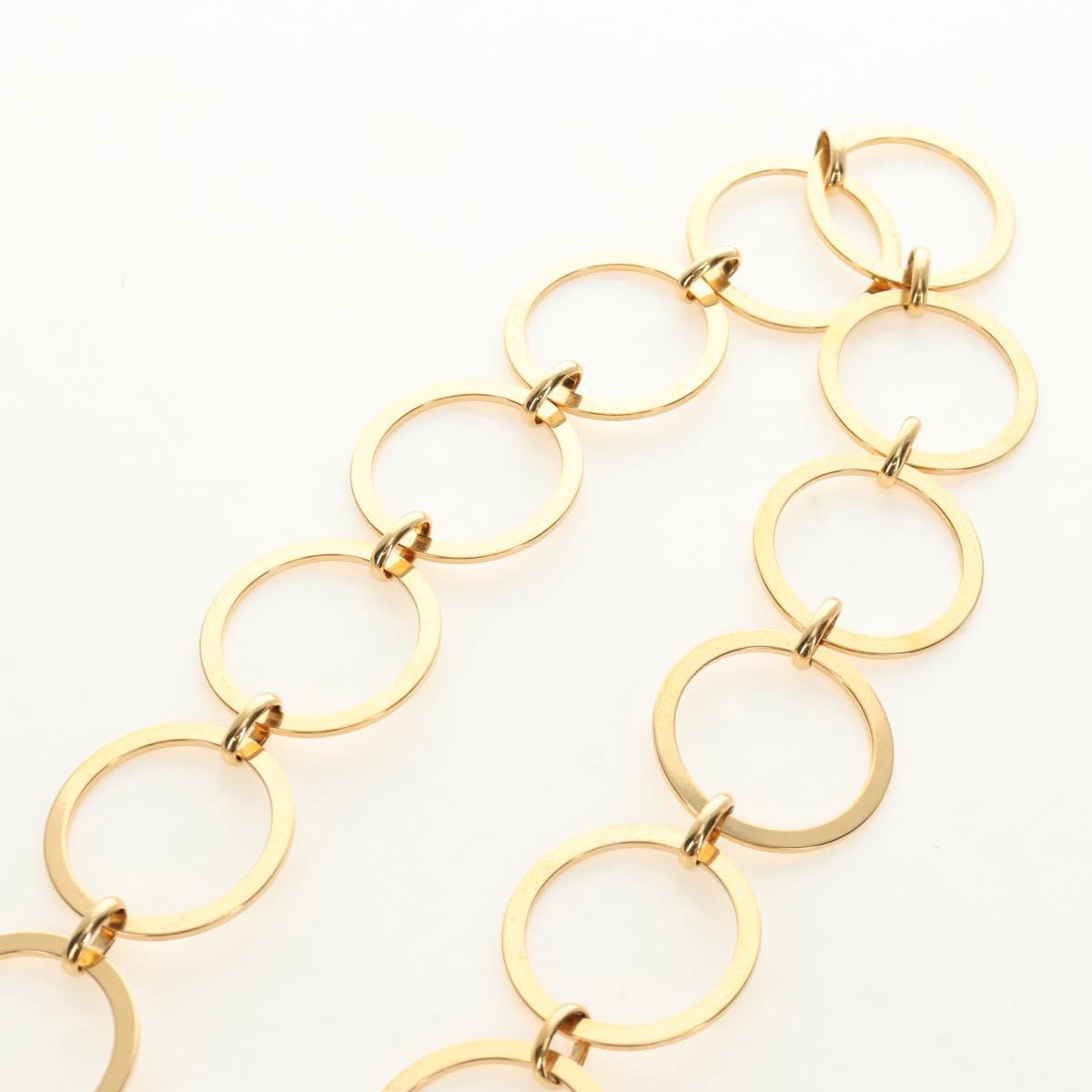 Miu Miu Necklace metal Gold Tone Auth 184634SAM