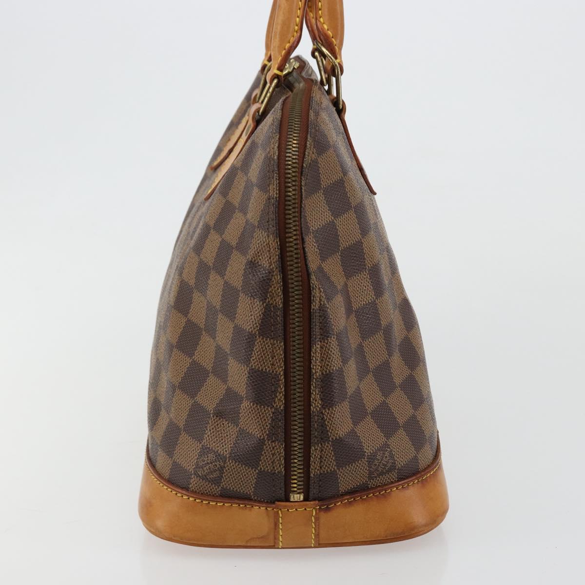 LOUIS VUITTON Damier Ebene Alma Hand Bag N51131 LV Auth 184636A