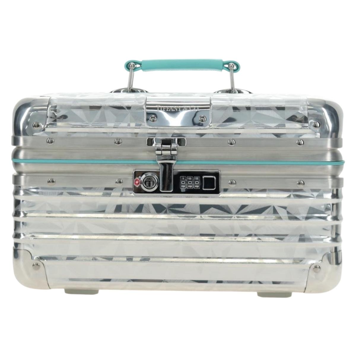 TIFFANY&Co. Rimowa Collaboration Jewelry Box metal Silver tone Auth 184639SM