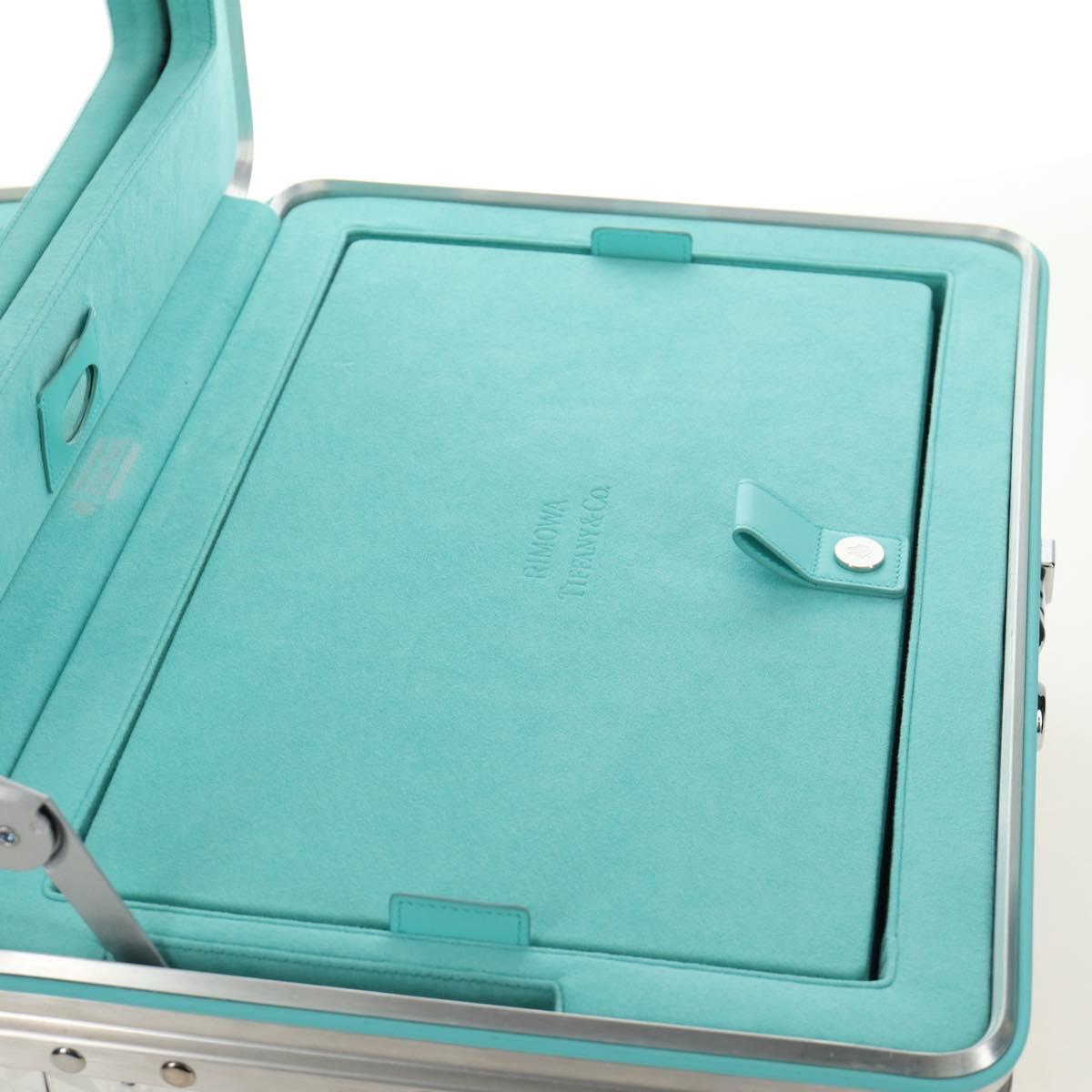 TIFFANY&Co. Rimowa Collaboration Jewelry Box metal Silver tone Auth 184639SM
