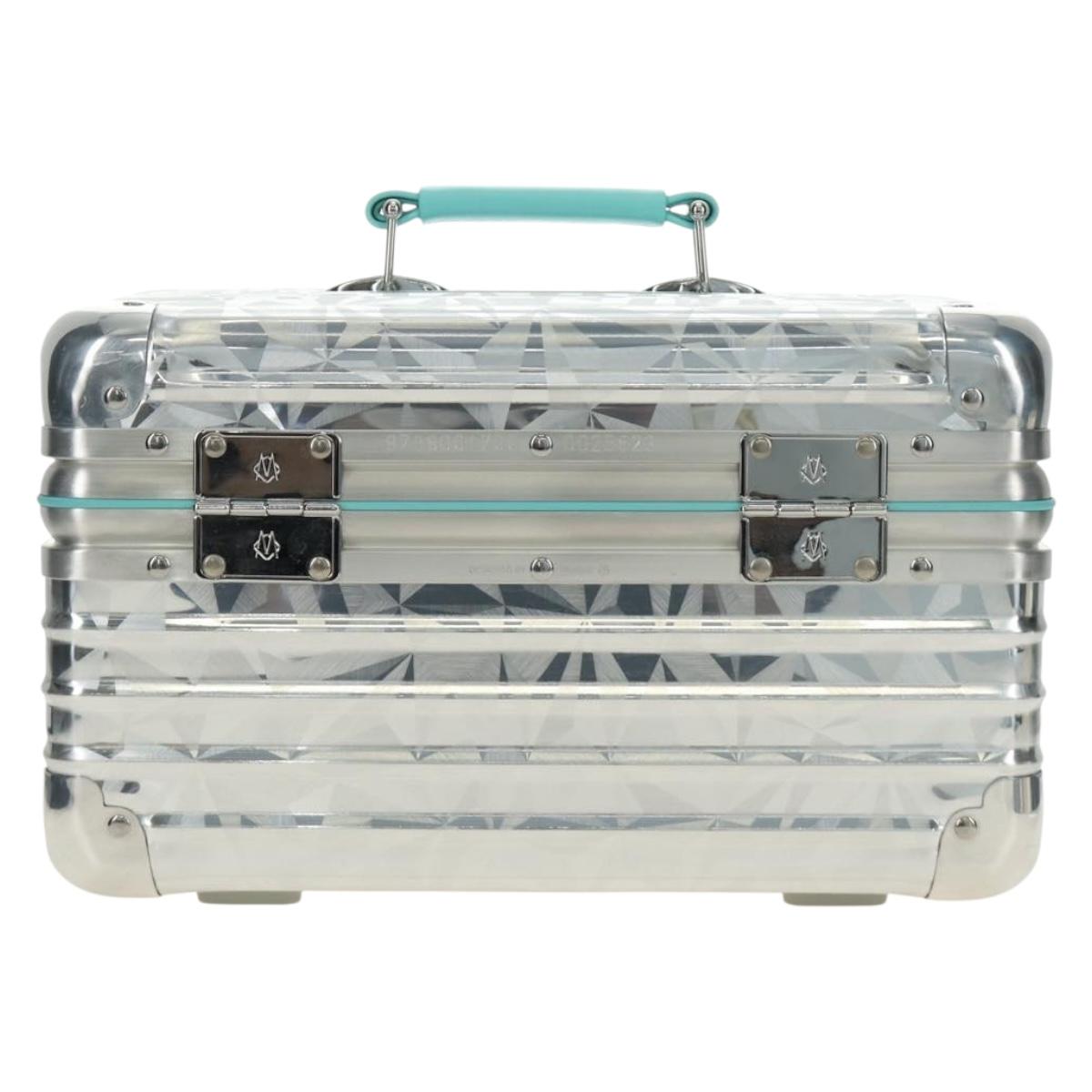 TIFFANY&Co. Rimowa Collaboration Jewelry Box metal Silver tone Auth 184639SM