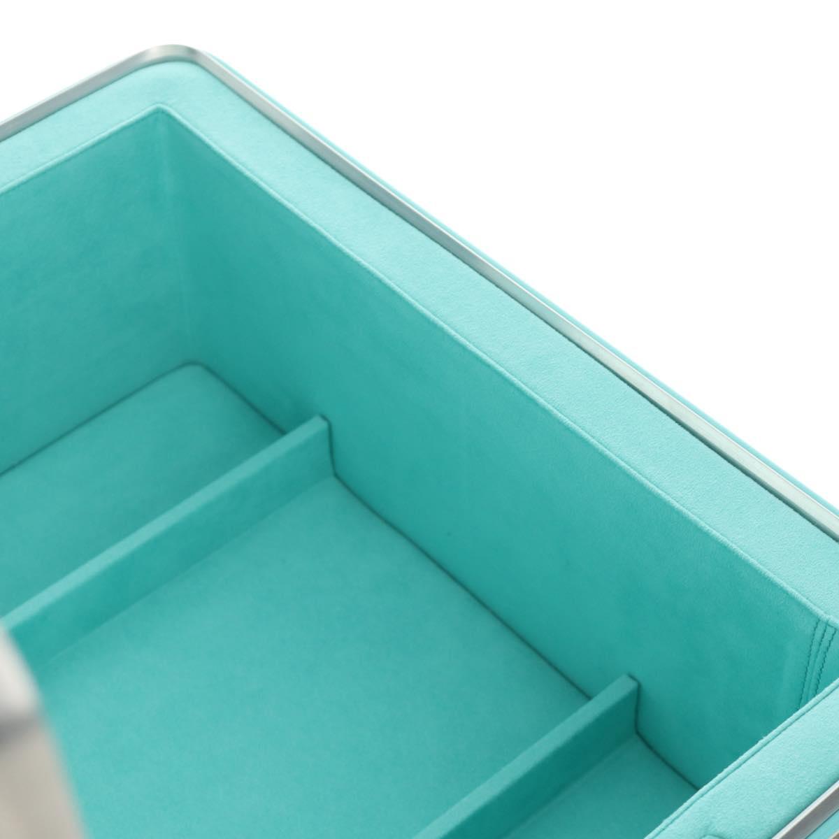 TIFFANY&Co. Rimowa Collaboration Jewelry Box metal Silver tone Auth 184639SM