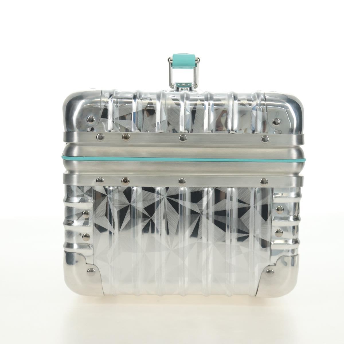 TIFFANY&Co. Rimowa Collaboration Jewelry Box metal Silver tone Auth 184639SM