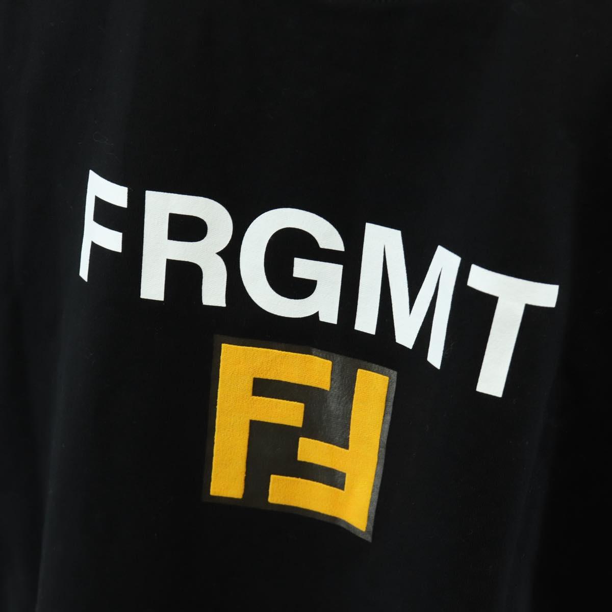 FENDI x FRGMT x POKÉMON Dragonite T Shirt Cotton M Black Auth 184640SM
