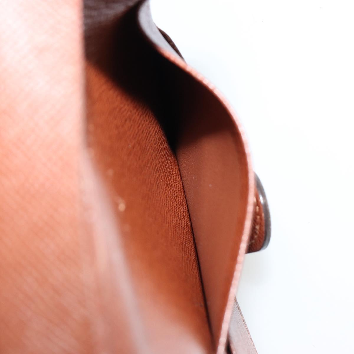 LOUIS VUITTON Monogram Compact Zip Wallet M61667 LV Auth 184642A