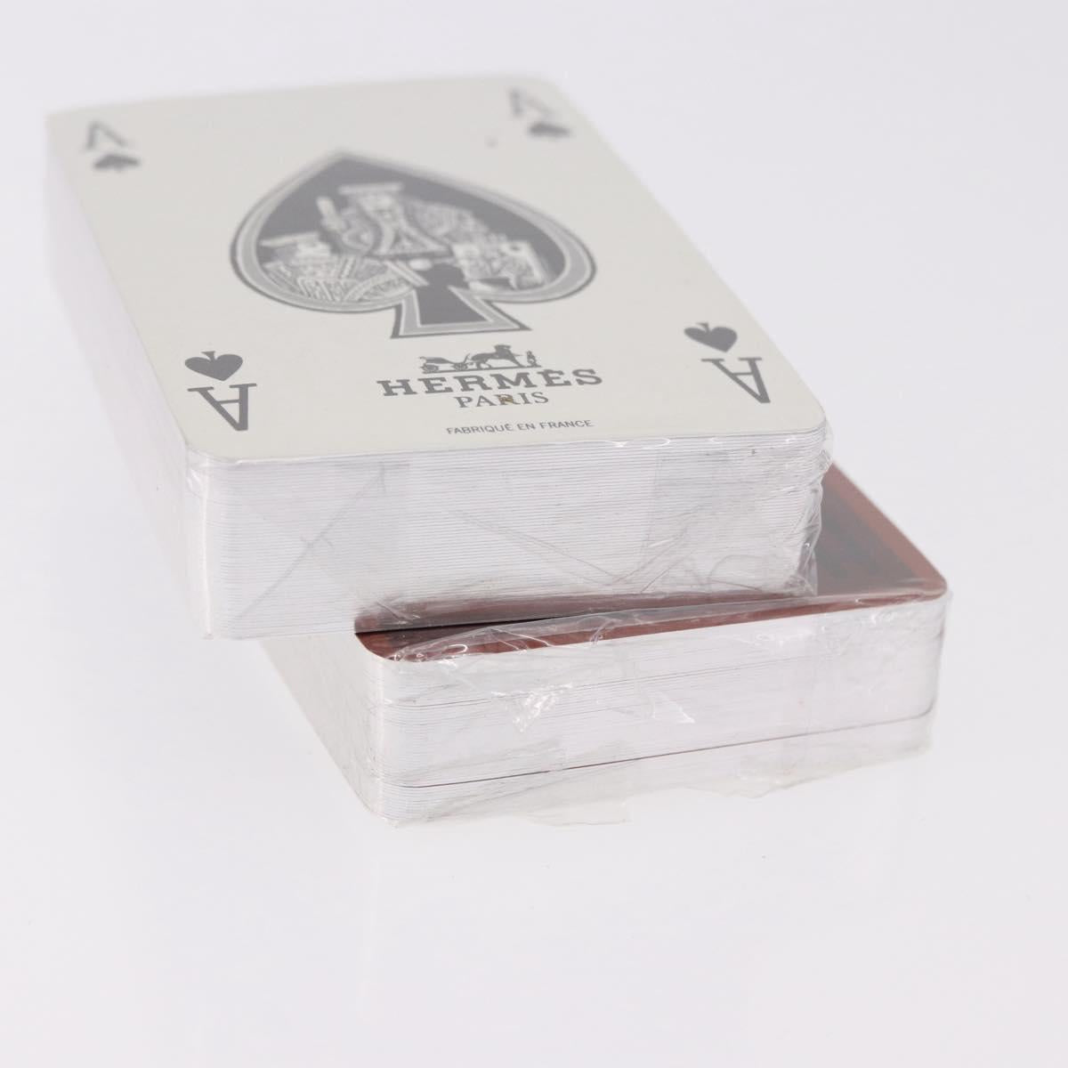 HERMES Playing Cards Red Blue Auth 184643V