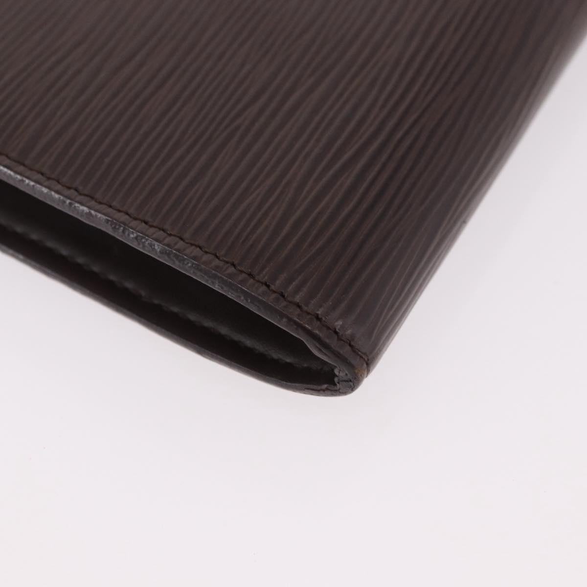LOUIS VUITTON Epi Pochette Accessoires Pouch Mocha M5294D LV Auth 184652A