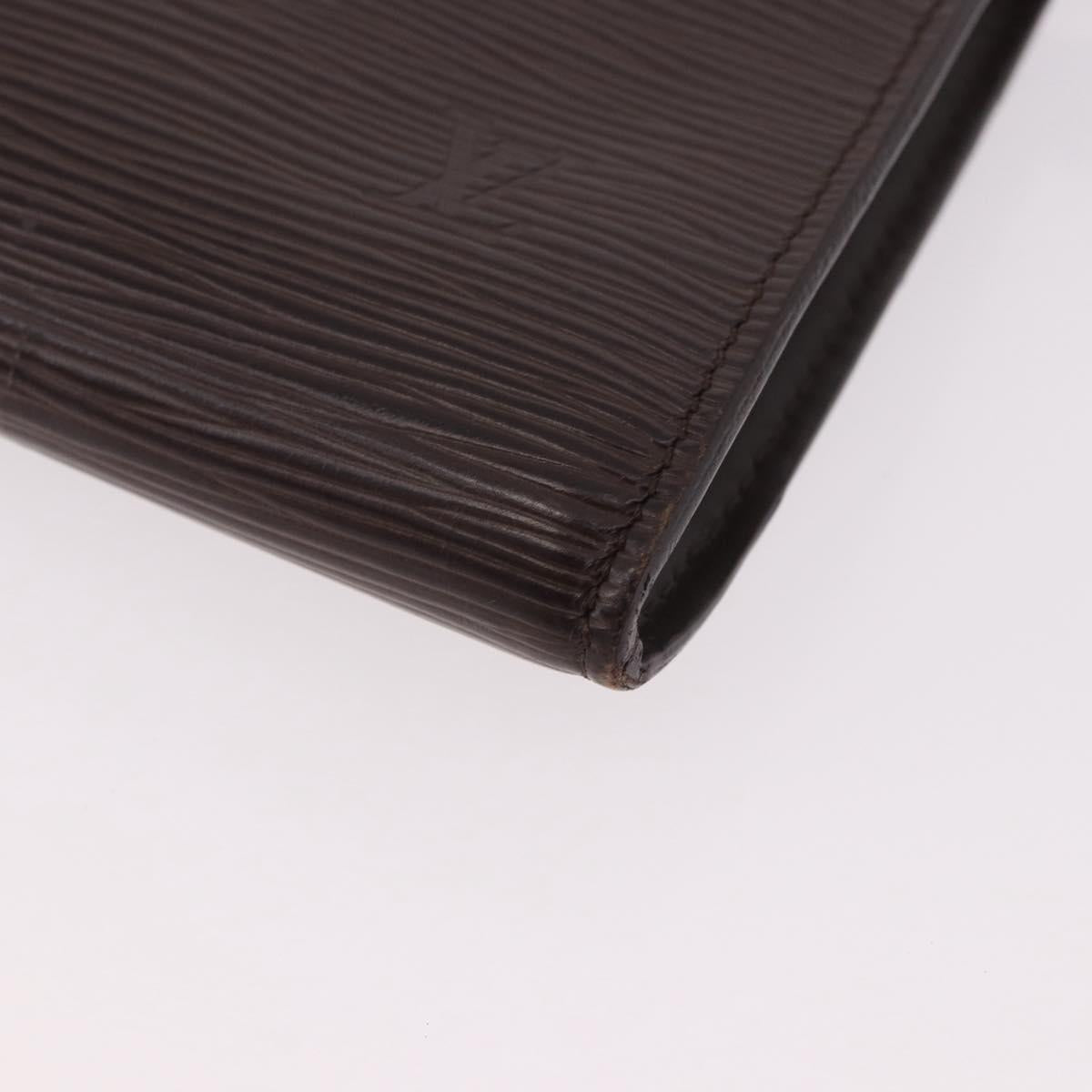 LOUIS VUITTON Epi Pochette Accessoires Pouch Mocha M5294D LV Auth 184652A