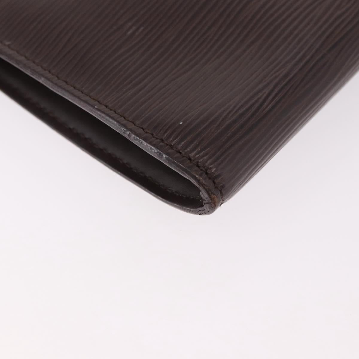 LOUIS VUITTON Epi Pochette Accessoires Pouch Mocha M5294D LV Auth 184652A