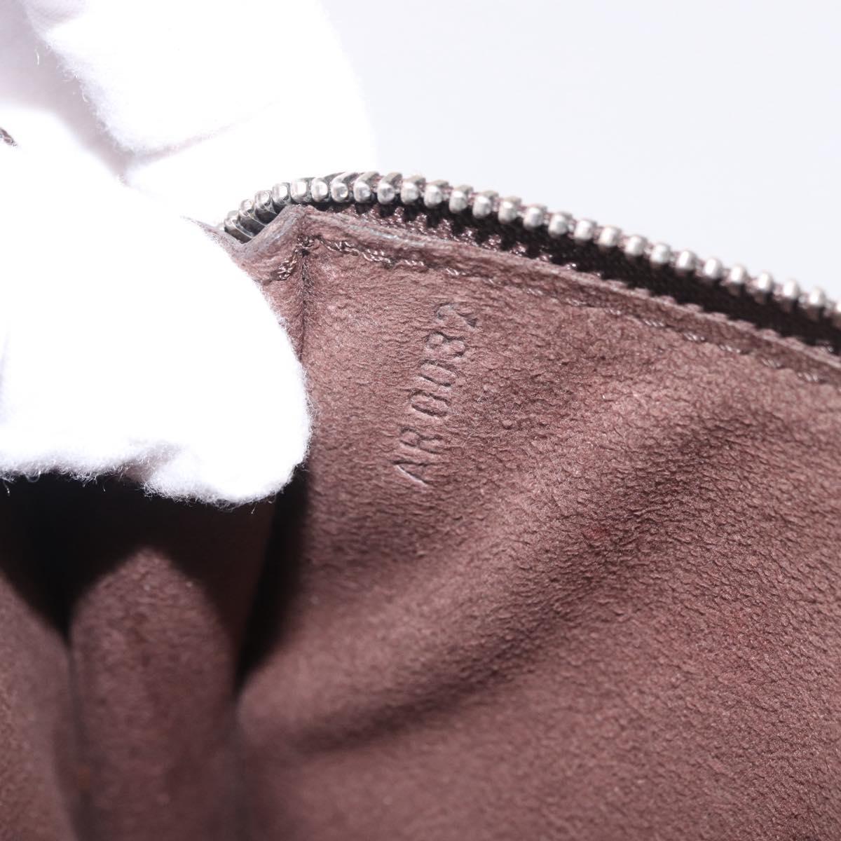 LOUIS VUITTON Epi Pochette Accessoires Pouch Mocha M5294D LV Auth 184652A