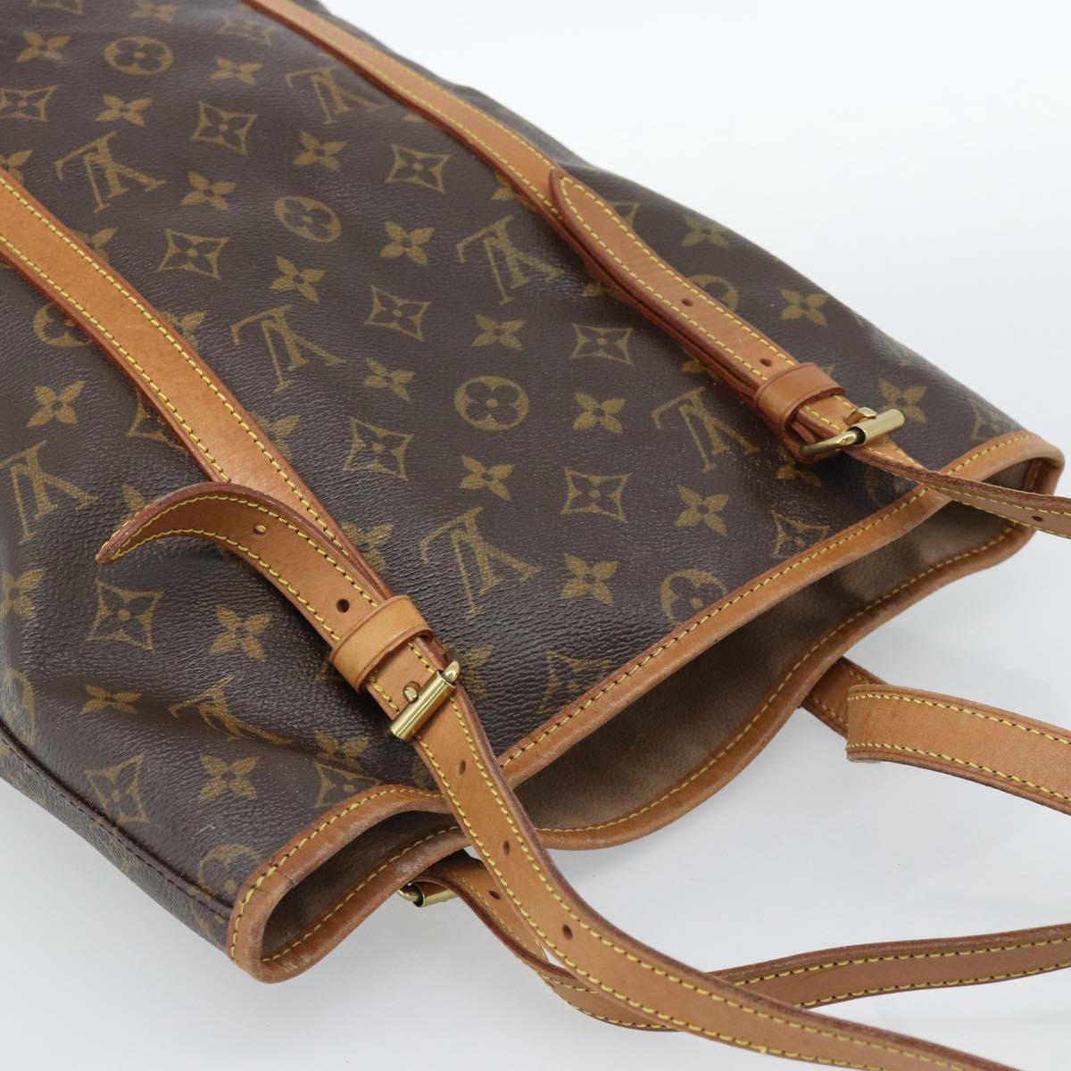 LOUIS VUITTON Monogram Bucket GM Shoulder Bag M42236 LV Auth 184662