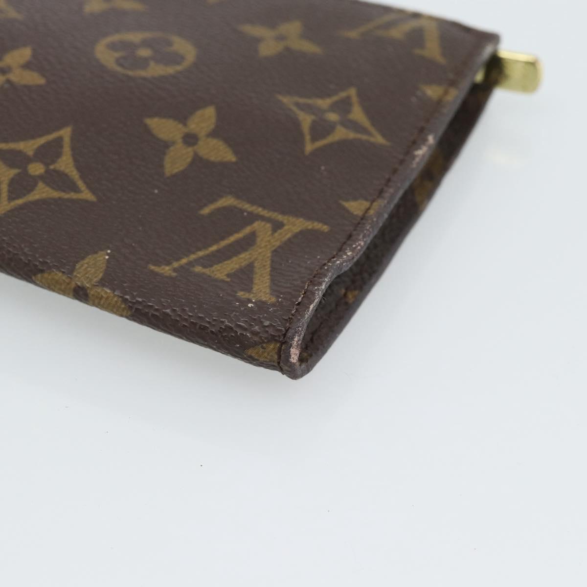LOUIS VUITTON Monogram Bucket GM Accessory Pouch LV Auth 184663