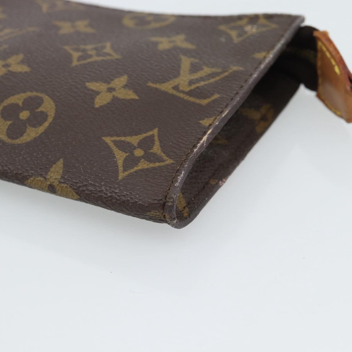 LOUIS VUITTON Monogram Bucket GM Accessory Pouch LV Auth 184663