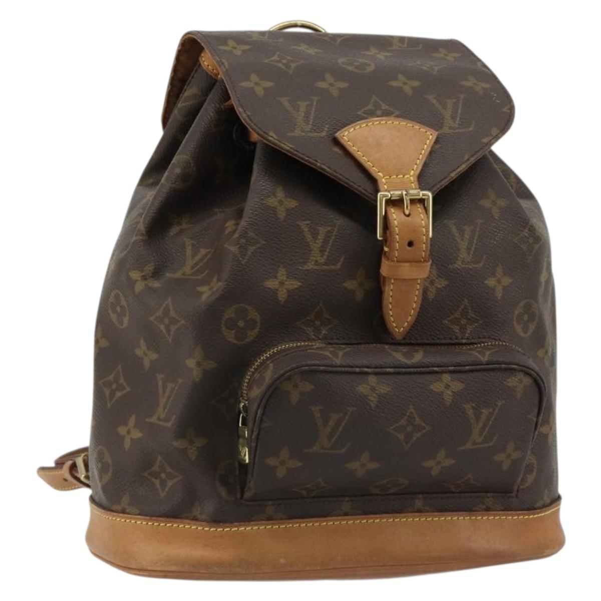 LOUIS VUITTON Monogram Montsouris MM Backpack M51136 LV Auth 184664A