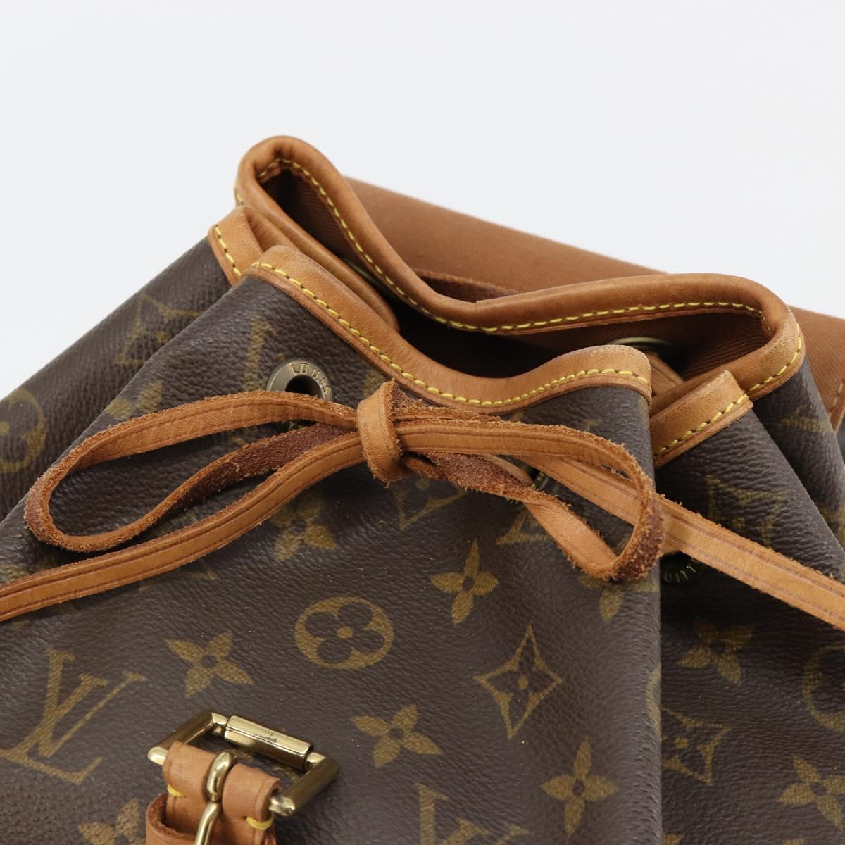 LOUIS VUITTON Monogram Montsouris MM Backpack M51136 LV Auth 184664A