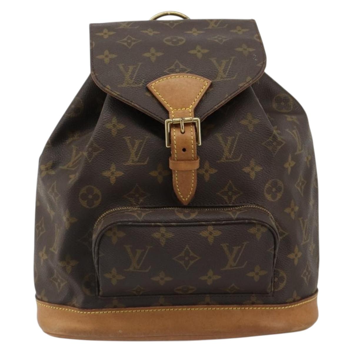 LOUIS VUITTON Monogram Montsouris MM Backpack M51136 LV Auth 184664A