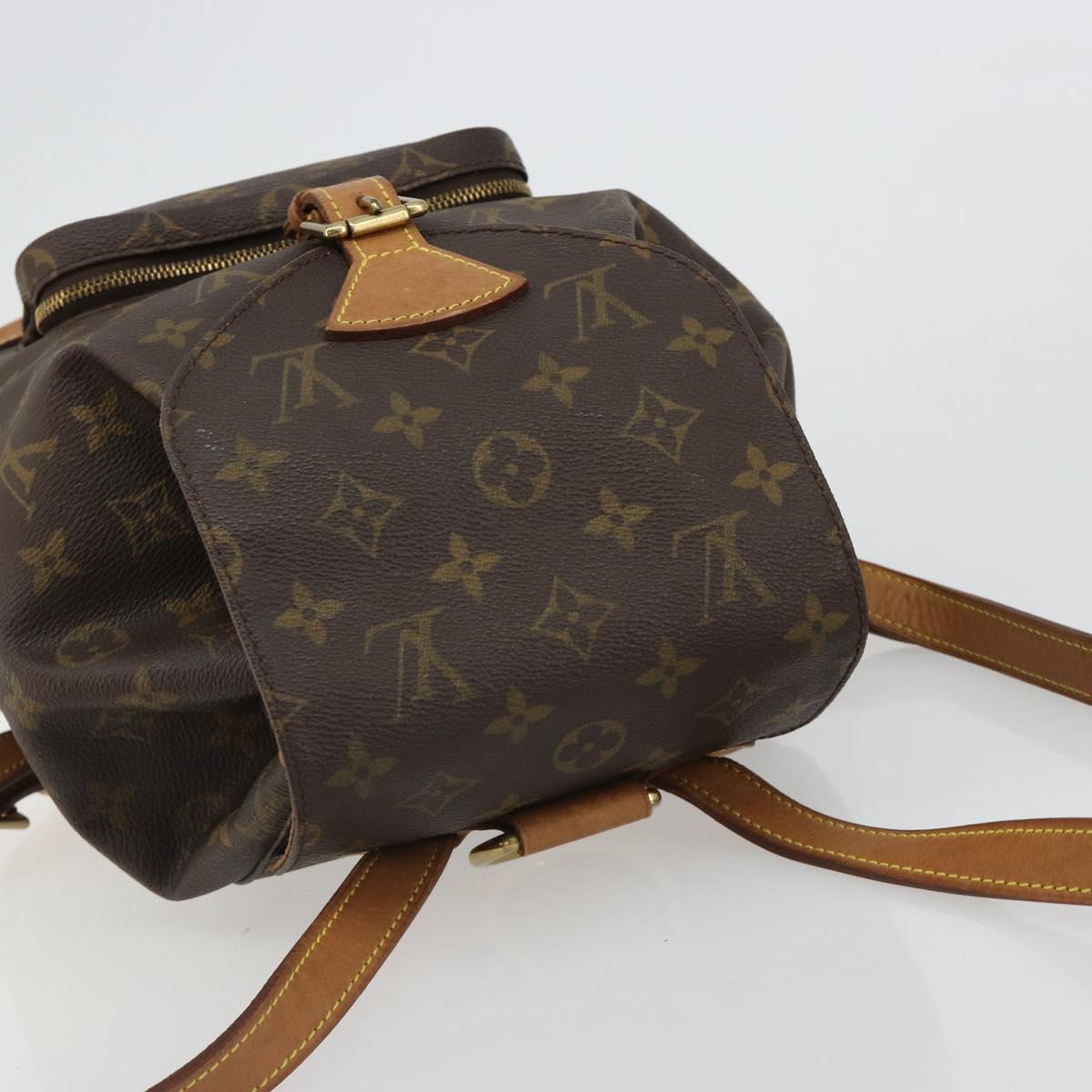 LOUIS VUITTON Monogram Montsouris MM Backpack M51136 LV Auth 184664A
