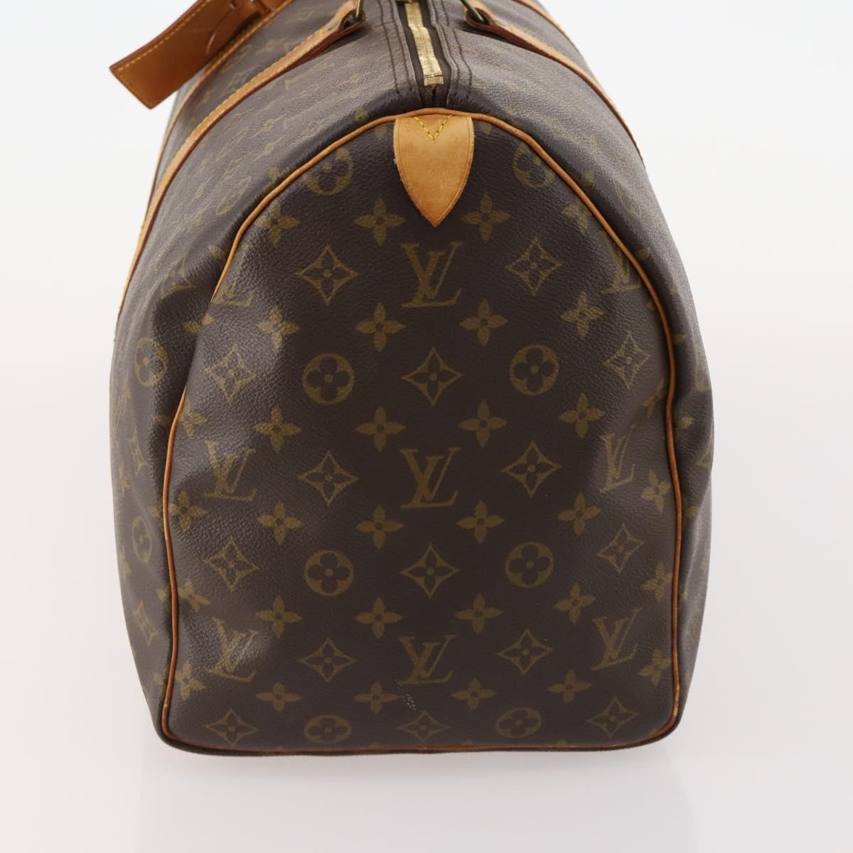LOUIS VUITTON Monogram Keepall 50 Boston Bag M41426 LV Auth 184666A