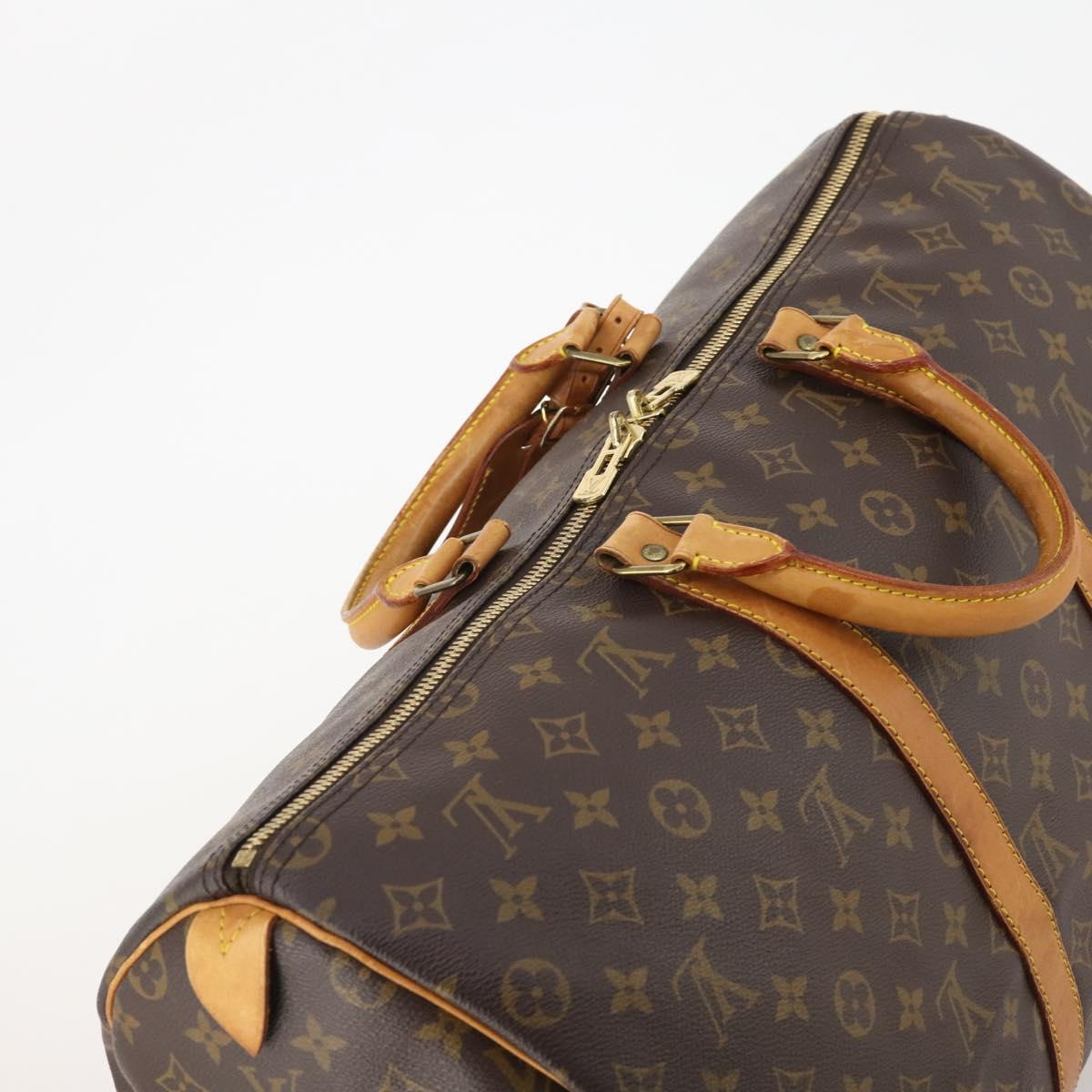 LOUIS VUITTON Monogram Keepall 50 Boston Bag M41426 LV Auth 184666A