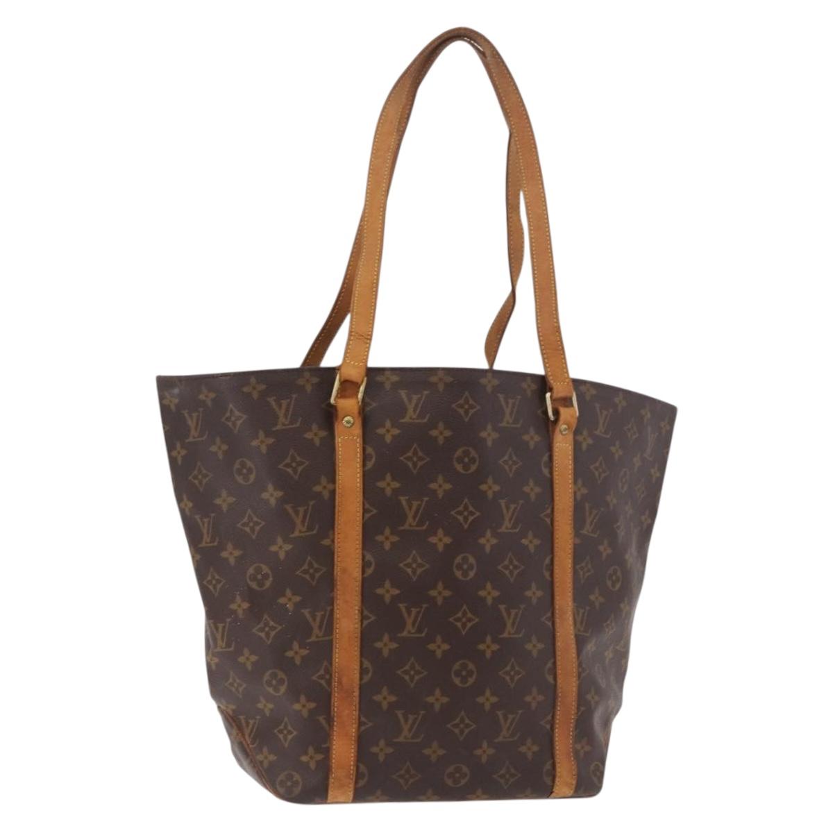 LOUIS VUITTON Monogram Sac Shopping Tote Bag M51108 LV Auth 184667