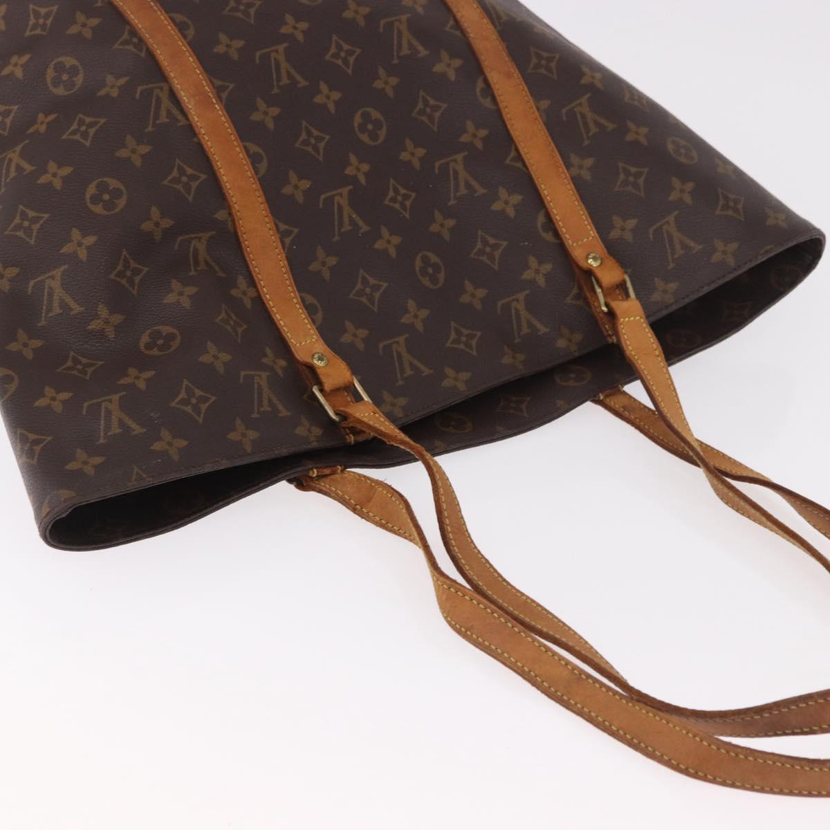 LOUIS VUITTON Monogram Sac Shopping Tote Bag M51108 LV Auth 184667