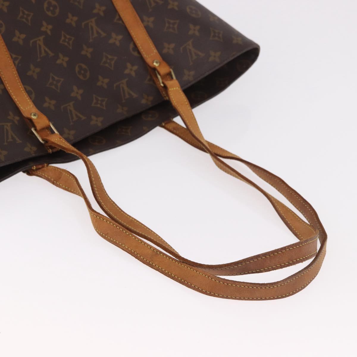 LOUIS VUITTON Monogram Sac Shopping Tote Bag M51108 LV Auth 184667