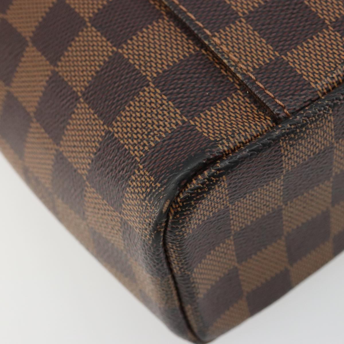 LOUIS VUITTON Damier Ebene Olaf PM Shoulder Bag N41442 LV Auth 184668