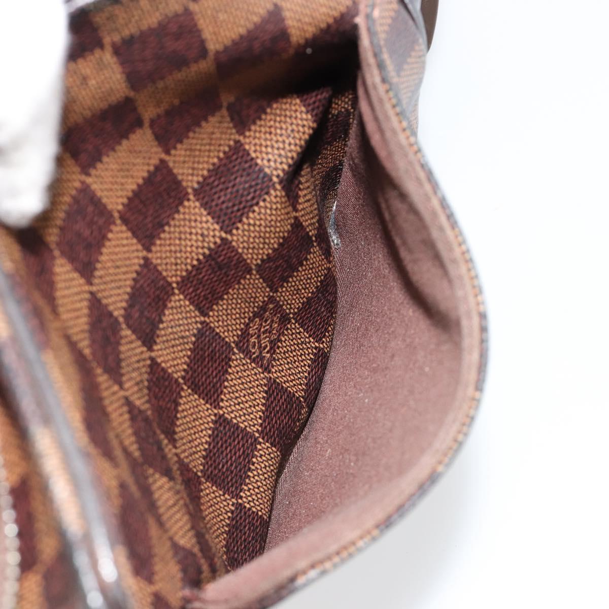 LOUIS VUITTON Damier Ebene Olaf PM Shoulder Bag N41442 LV Auth 184668