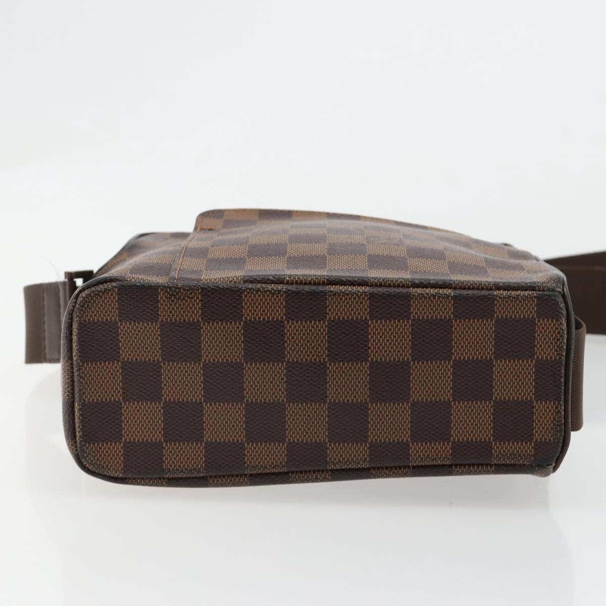 LOUIS VUITTON Damier Ebene Olaf PM Shoulder Bag N41442 LV Auth 184668