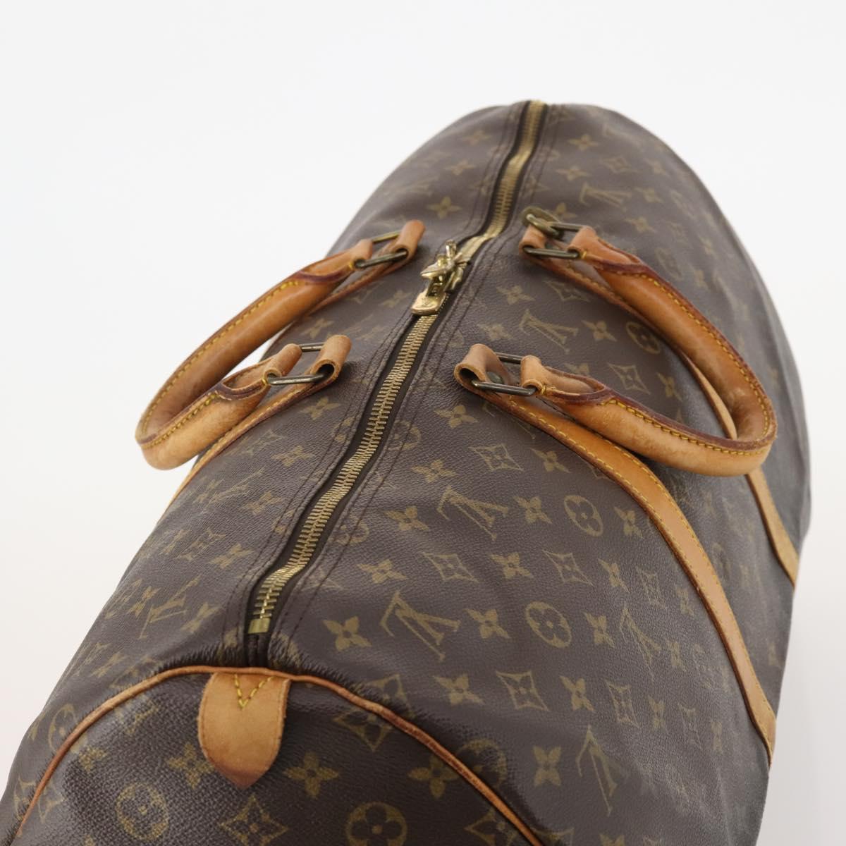 LOUIS VUITTON Monogram Keepall 50 Boston Bag M41426 LV Auth 184669