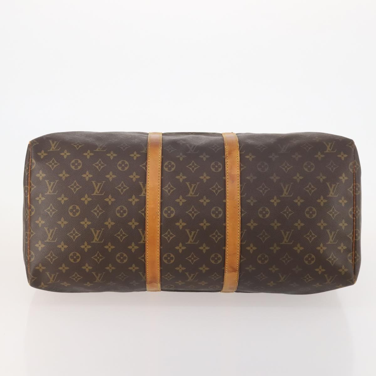 LOUIS VUITTON Monogram Keepall 50 Boston Bag M41426 LV Auth 184669