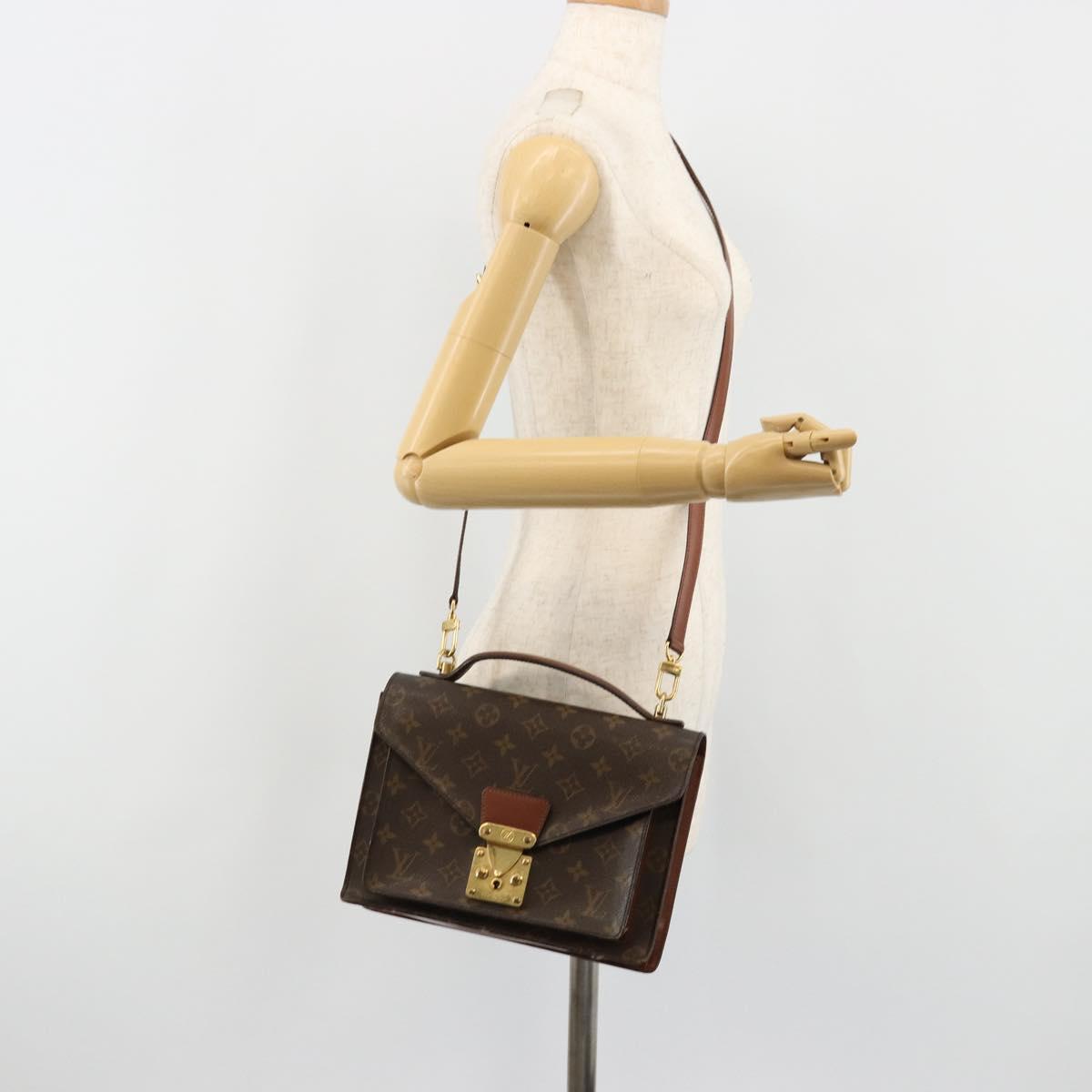 LOUIS VUITTON Monogram Monceau 26 Shoulder Bag M51187 LV Auth 184674