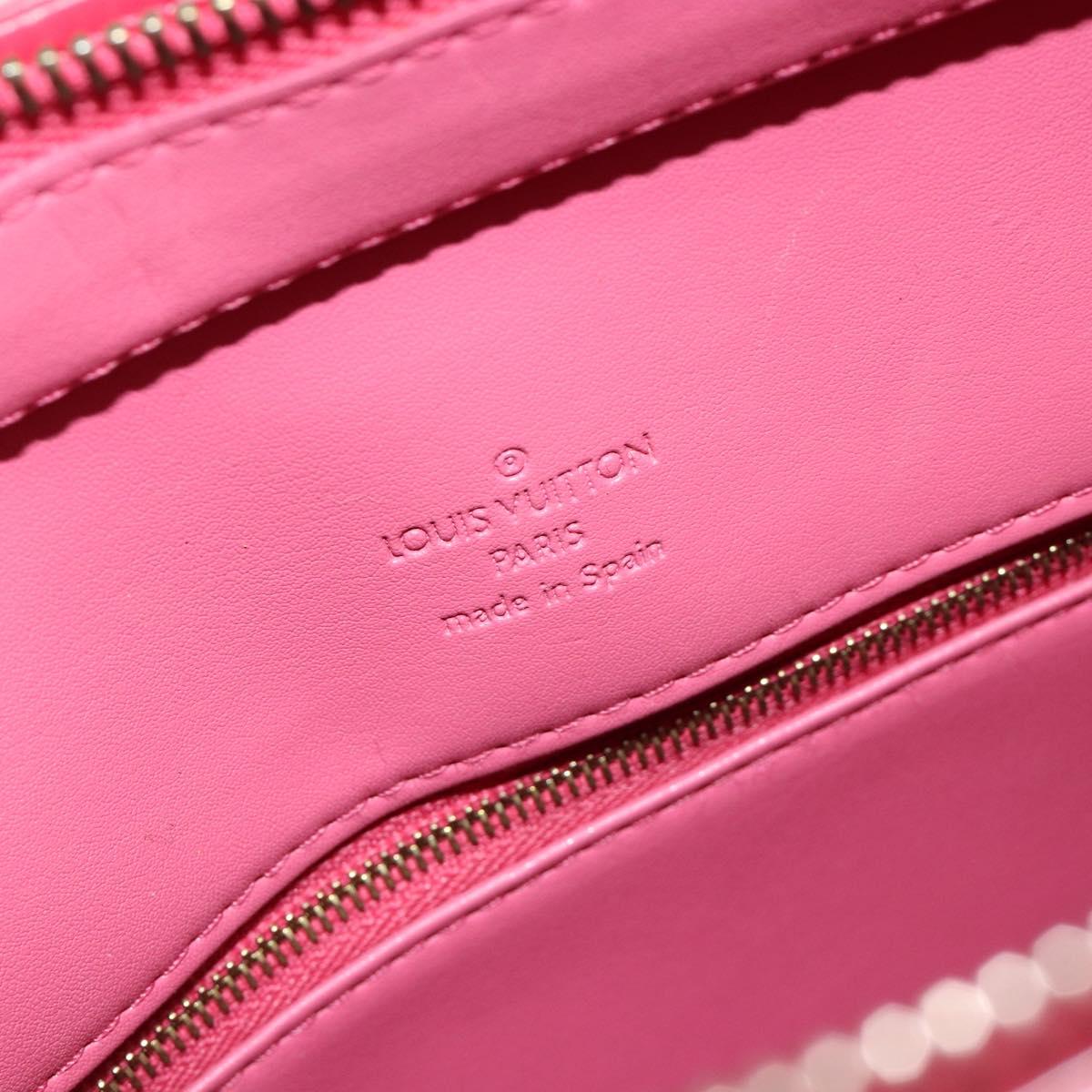 LOUIS VUITTON Monogram Vernis Houston Hand Bag Fran Boise M9132F LV Auth 184678V