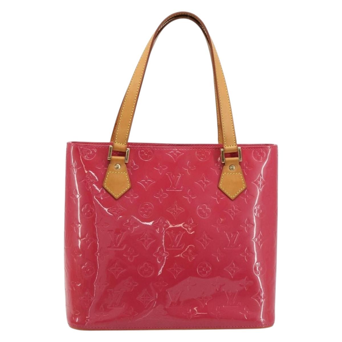 LOUIS VUITTON Monogram Vernis Houston Hand Bag Fran Boise M9132F LV Auth 184678V