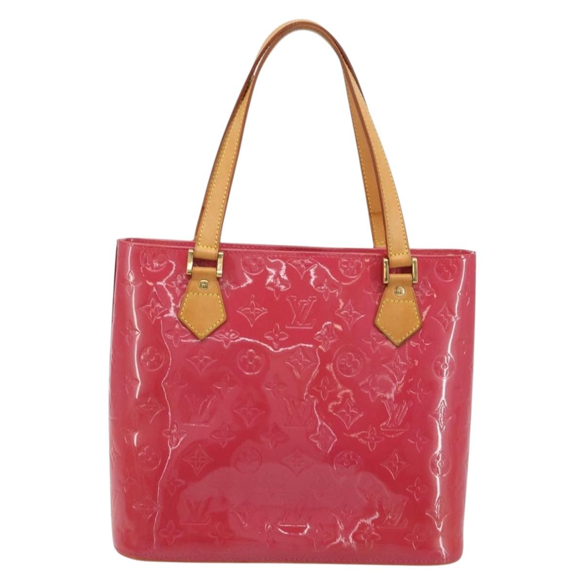 LOUIS VUITTON Monogram Vernis Houston Hand Bag Fran Boise M9132F LV Auth 184678V