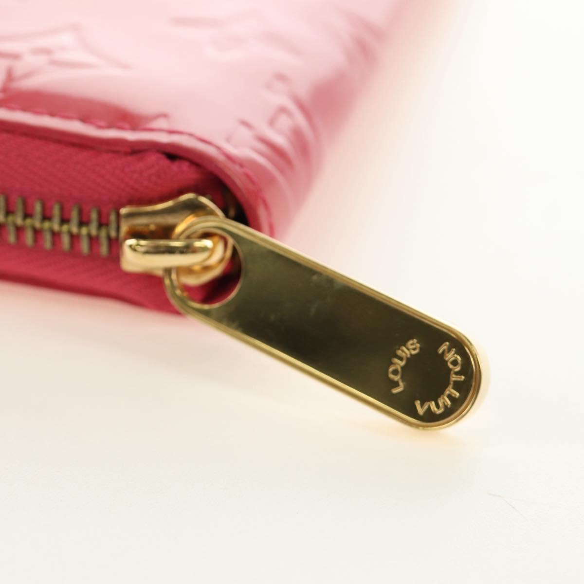 LOUIS VUITTON Vernis Zippy Wallet Wallet Fran Boise M9147F LV Auth 184680V