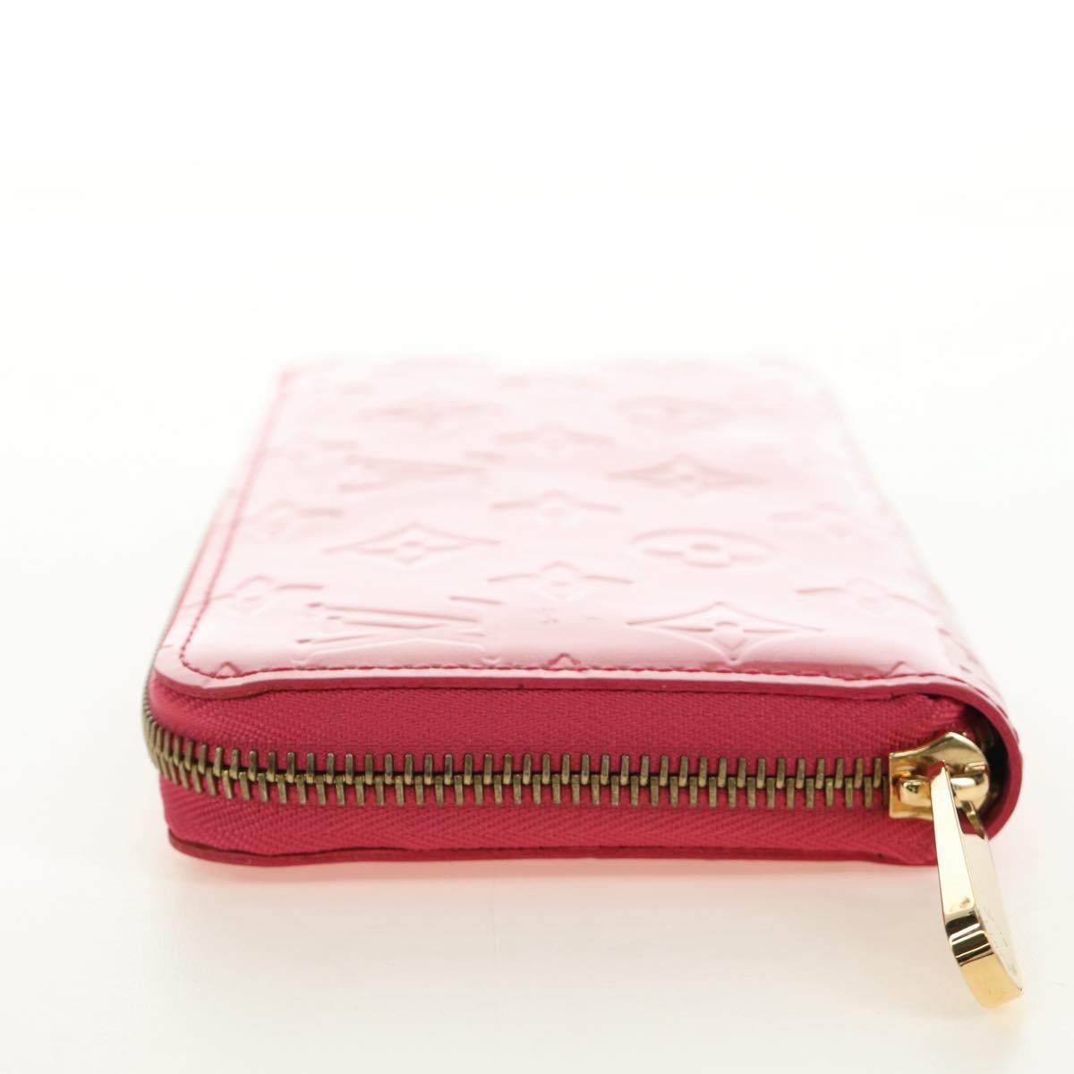 LOUIS VUITTON Vernis Zippy Wallet Wallet Fran Boise M9147F LV Auth 184680V