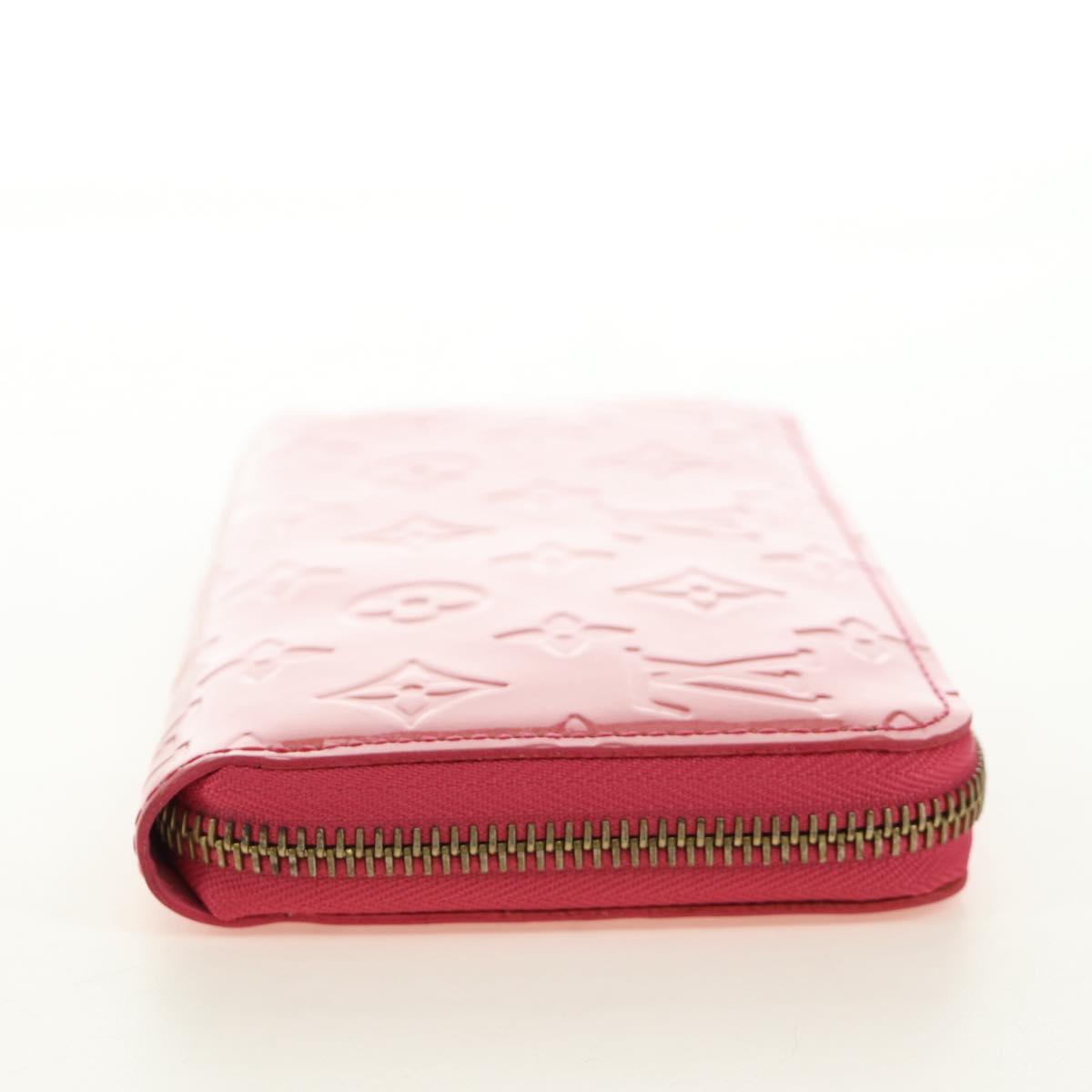 LOUIS VUITTON Vernis Zippy Wallet Wallet Fran Boise M9147F LV Auth 184680V