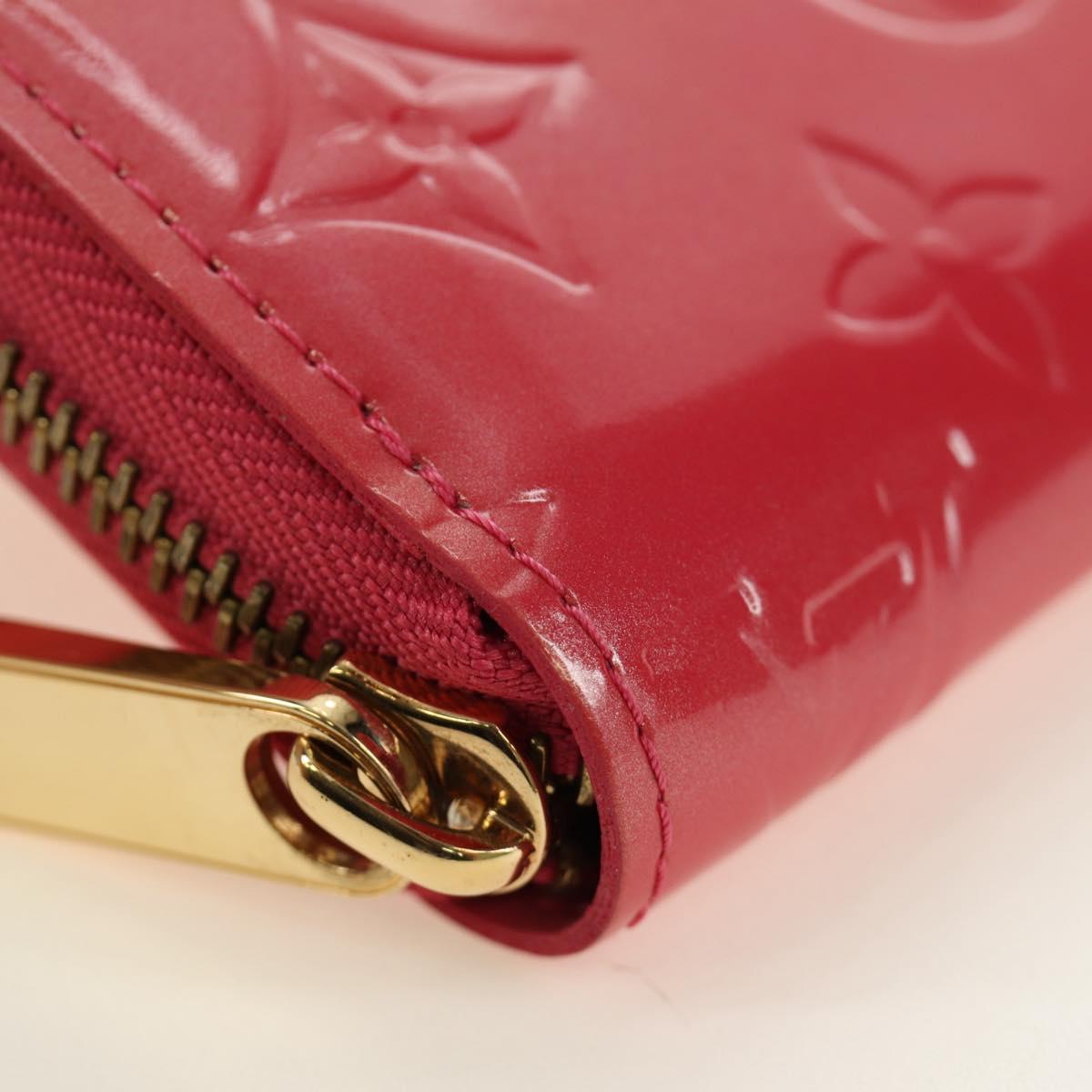 LOUIS VUITTON Vernis Zippy Wallet Wallet Fran Boise M9147F LV Auth 184680V