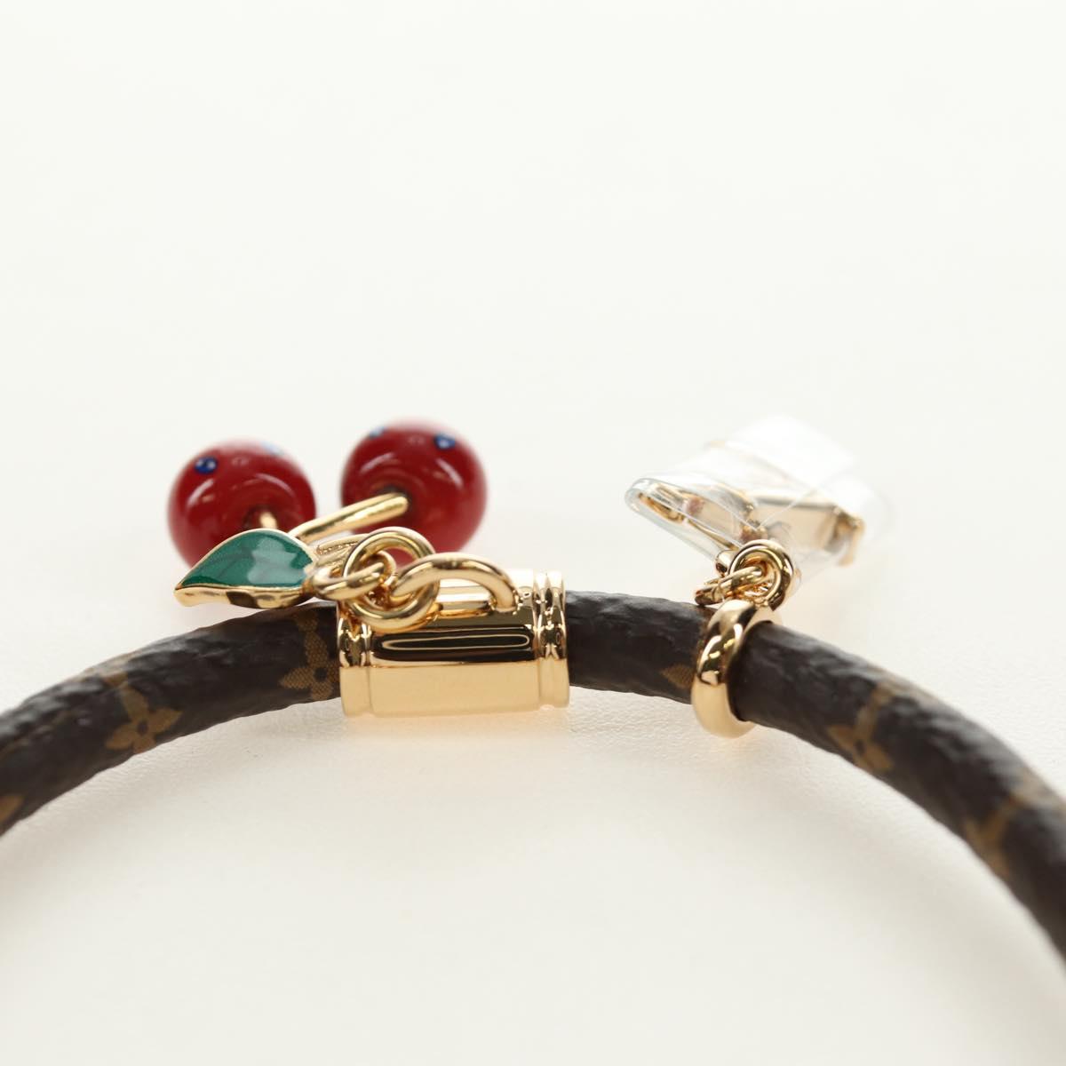 LOUIS VUITTON Monogram Cherry Bracelet M8977Z LV Auth 184683SAM