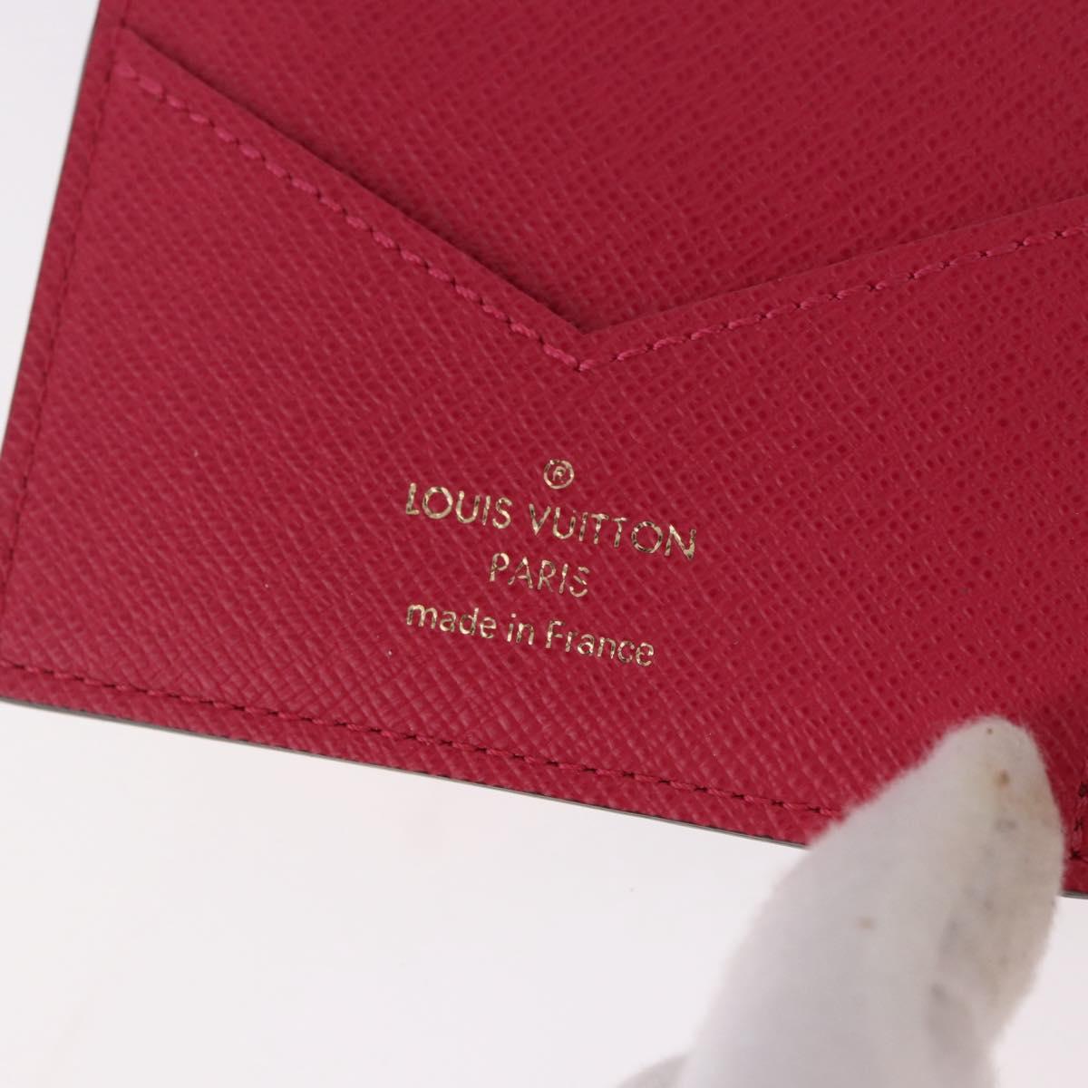 LOUIS VUITTON Monogram Couverture Passpole NM Passport Case LV Auth 184684