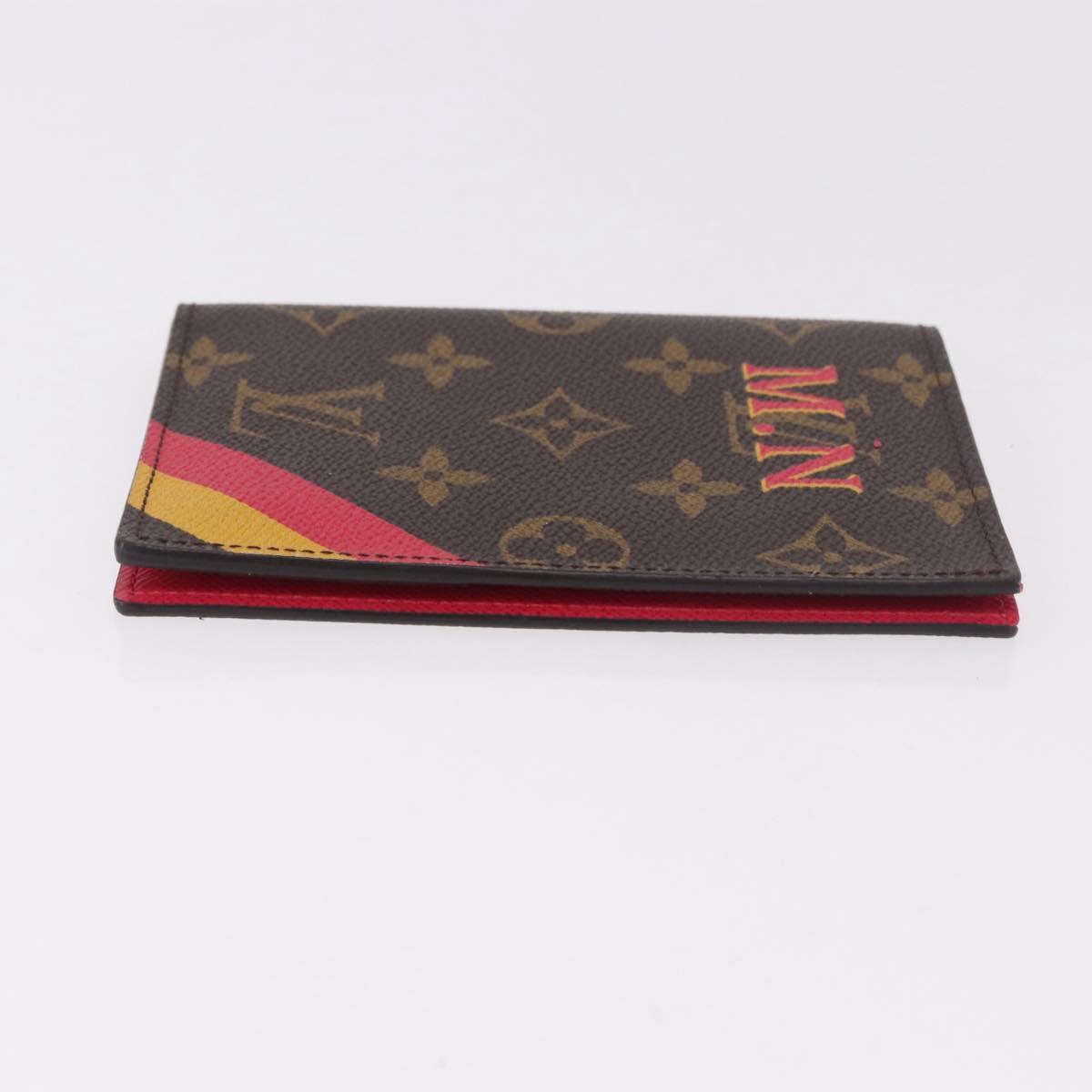 LOUIS VUITTON Monogram Couverture Passpole NM Passport Case LV Auth 184684