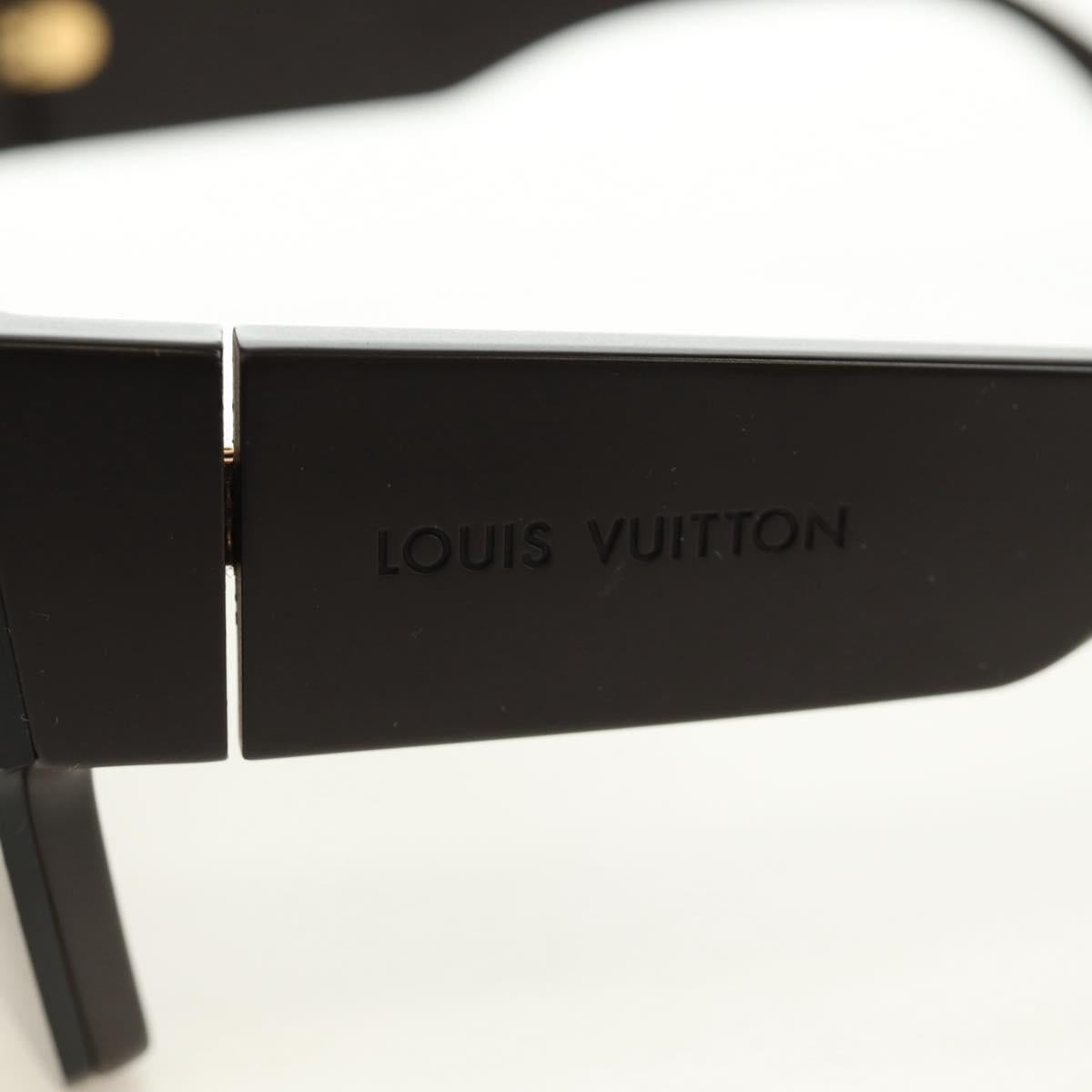 LOUIS VUITTON Sunglasses plastic Black Z1671E LV Auth 184690M